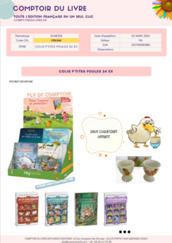 COLIS PKJ P'TITES POULES 34 EX MARS 2026 CDL564