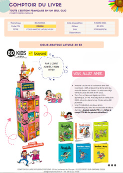 COLIS 40 VOL + PRIMES - LDS - OP TTNN/ANATOLE - MARS 26 CDL 556