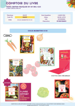 COLIS MARMITON 15 EX MARS 2026 CDL575 FACTURATION AU DETAIL