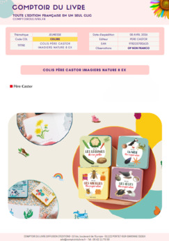 COLIS PERE CASTOR MON IMAGIER NATURE 8V - AVRIL 2026 - CDL582