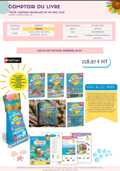 COLIS NATHAN CDV 28 EX AVRIL 2026 CDL625