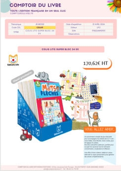 COLIS LITO SUPER BLOCS JEUX 24 EX AVRIL 2026 CDL619