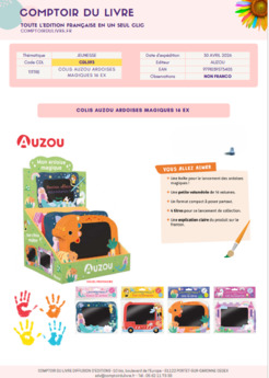COLIS AUZOU ARDOISES MAGIQUES 16V - AVRIL 2026 - CDL593