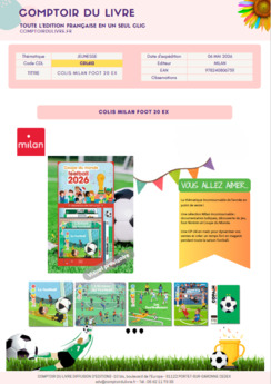 COLIS MILAN FOOT 20 EX MAI 2026 CDL612