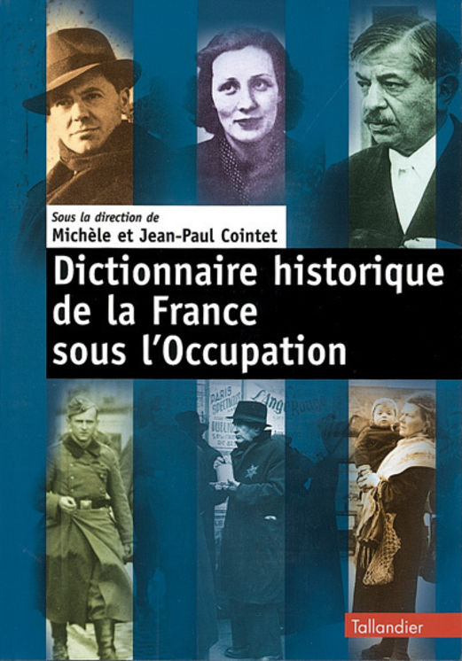DICTIONNAIRE HISTORIQUE FRANCE SOUS OCCUPATION