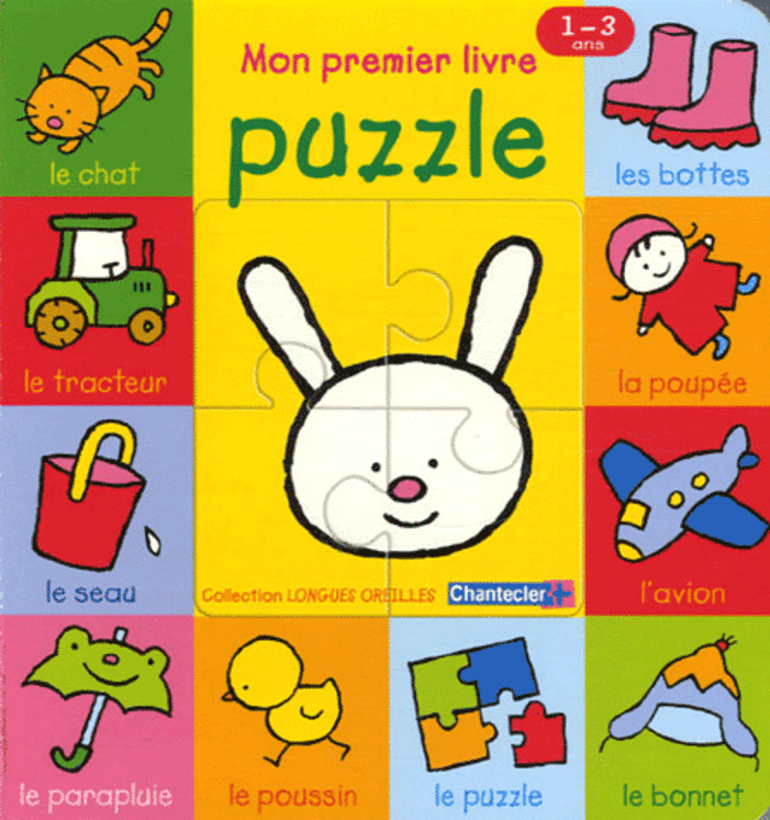 LONGUES OREILLES - MON PREMIER LIVRE PUZZLE (1-3 A.)