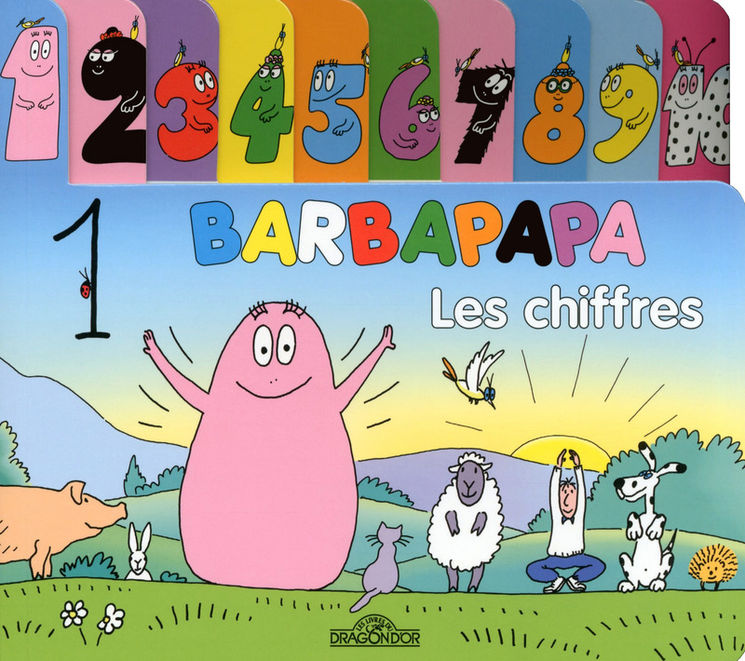 BARBAPAPA LES CHIFFRES - TOUT CARTON - DRAGON D OR 3.90€