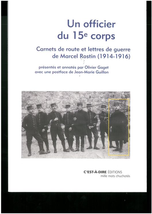 OFFICIER DU 15E CORPS -CARNETS ROUTE 14-16