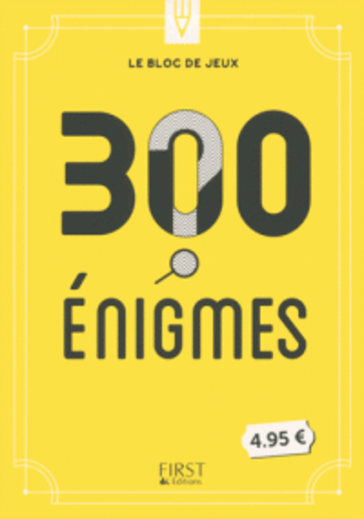 BLOC DE JEUX - 300 ENIGMES