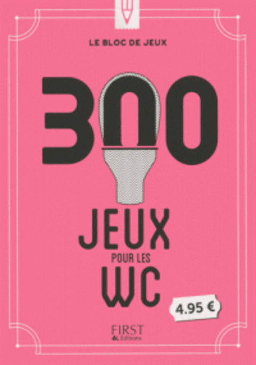 BLOC DE JEUX - 300 JEUX POUR LES WC