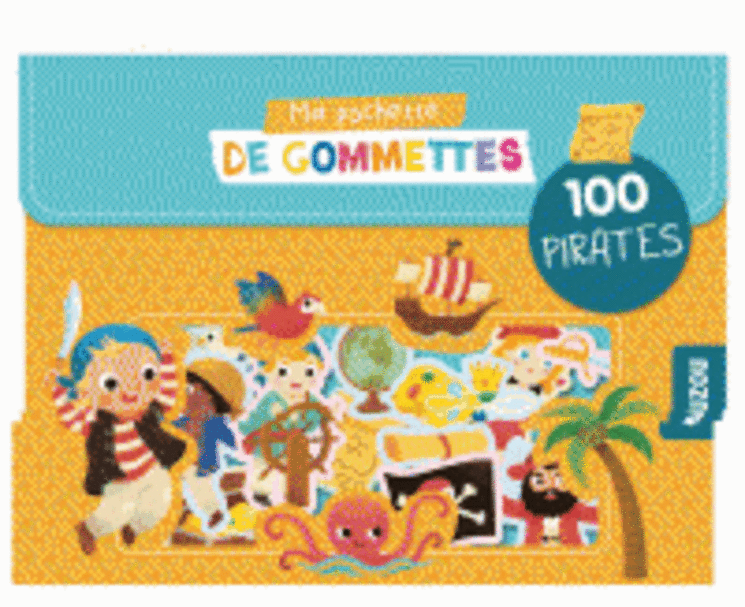 MA POCHETTE DE GOMMETTES - 100 PIRATES