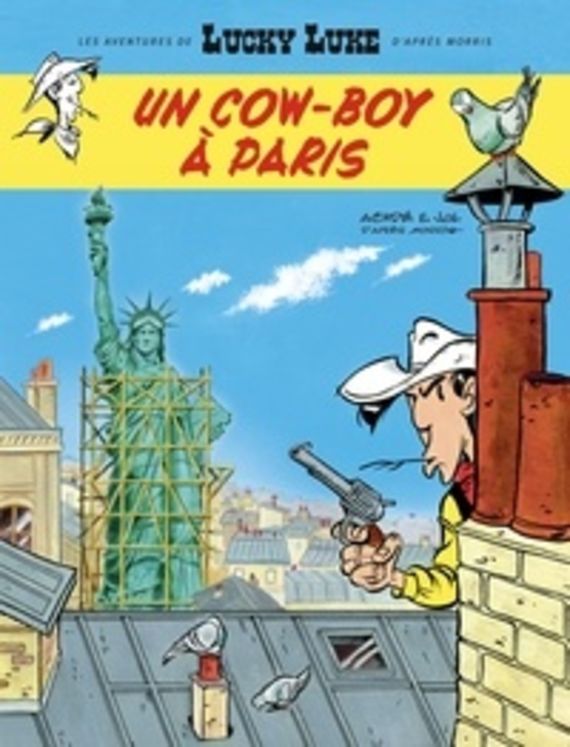 LUCKY LUKE D´APRES MORRIS 8 UN COW BOY A PARIS