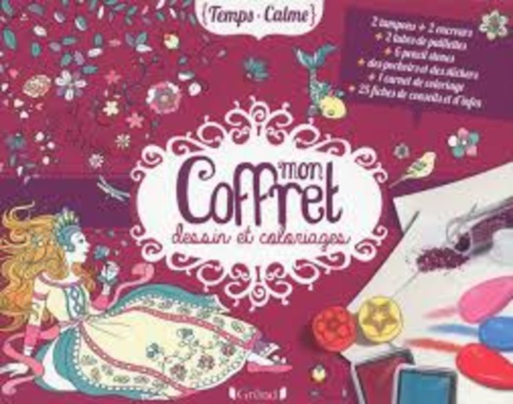MON COFFRET DESSIN ET COLORIAGES TEMPS CALME - GRUND  7.90€