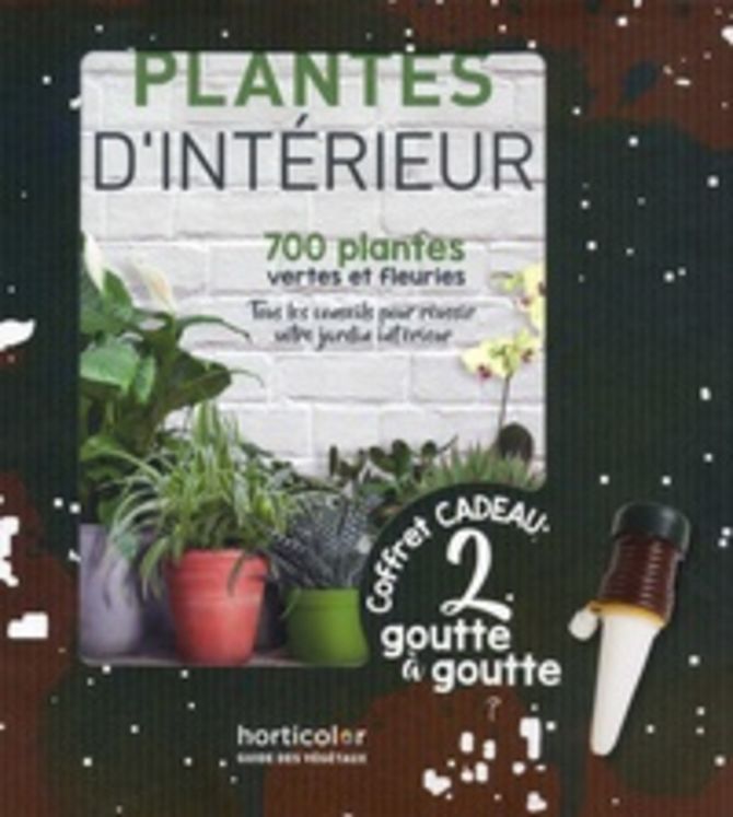 PLANTES D´ INTERIEUR AVEC 2 GOUTTE A GOUTTE - COFFRET