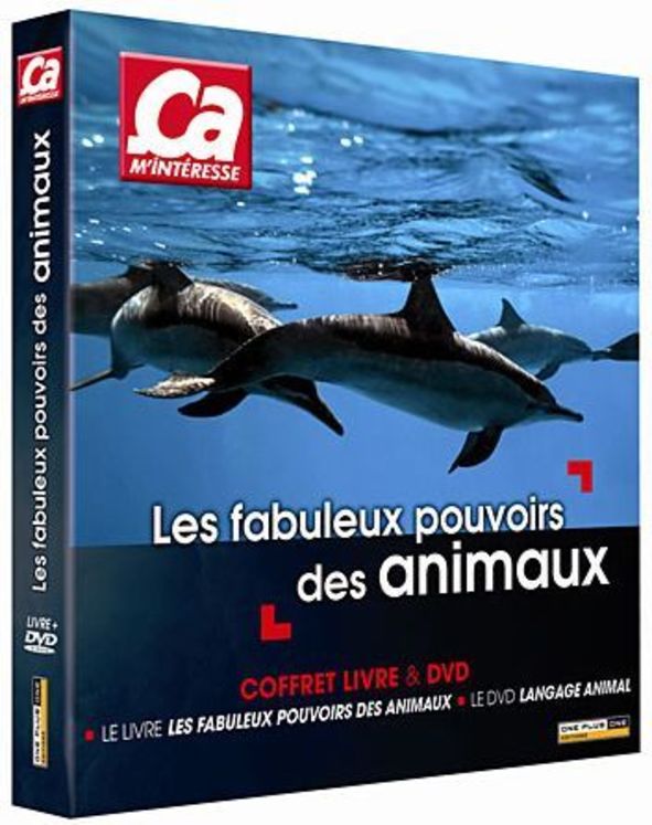 FABULEUX POUVOIRS DES ANIMAUX - COFFRET LIVRE+DVD - CA M INTERESSE - ED. ONE PLUS ONE