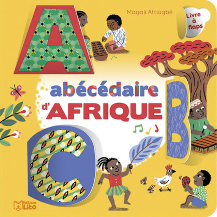 ABECEDAIRE D AFRIQUE -  LIVRE A FLAPS CARTONNE