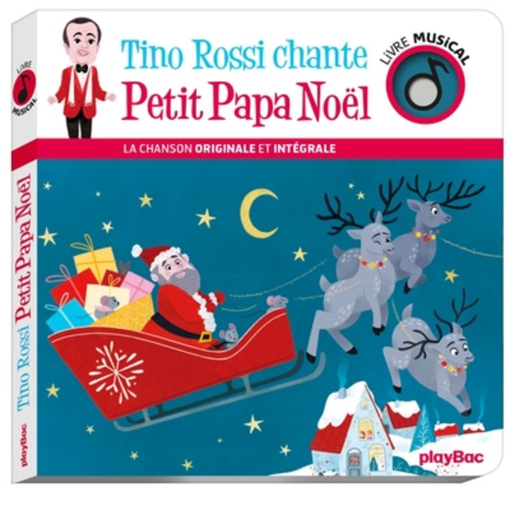LIVRE MUSICAL - TINO ROSSI CHANTE PETIT PAPA NOEL