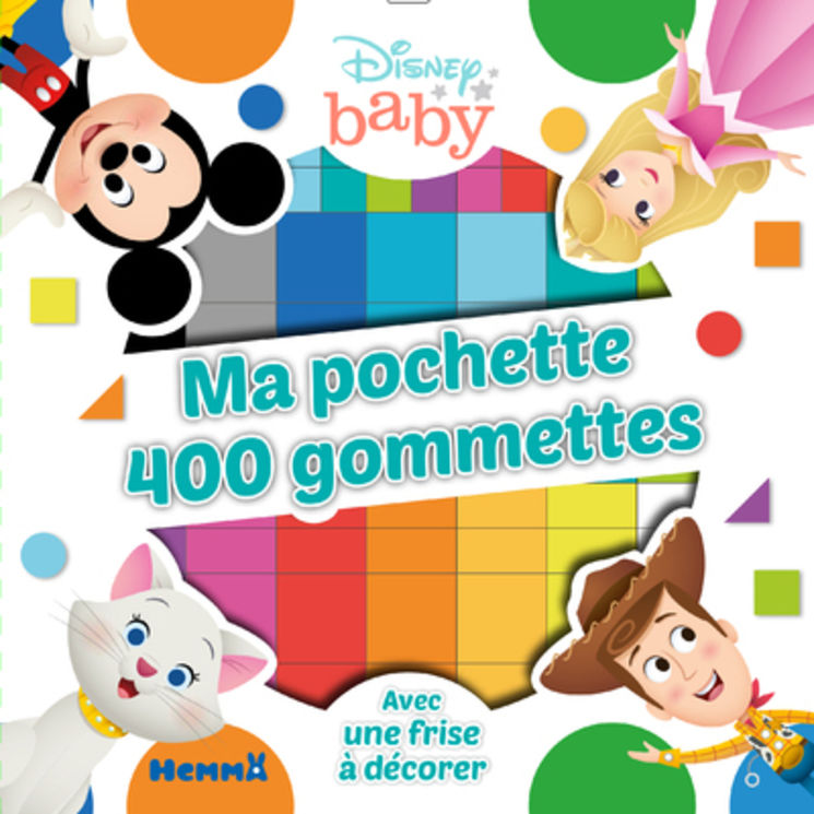 DISNEY BABY MA POCHETTE 400 GOMMETTES (WOODY-ARISTOCHATS)