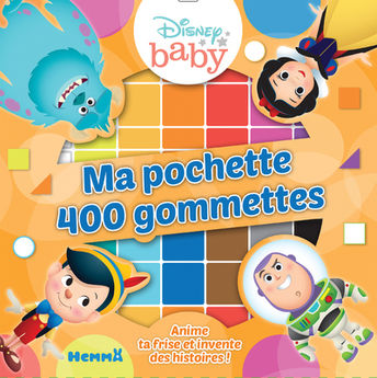 DISNEY BABY - MA POCHETTE 400 GOMMETTES (LES PERSONNAGES)