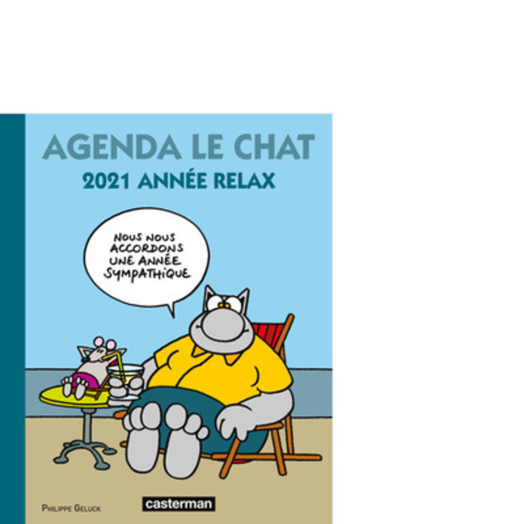 AGENDA LE CHAT 2021 ANNEE RELAX