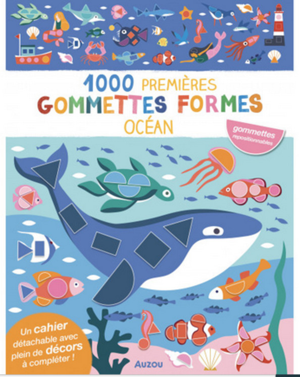 1000 PREMIERES GOMMETTES FORMES - OCEAN