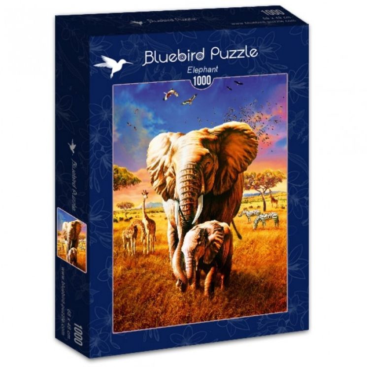 BLUEBIRD PUZZLE 1000P - ELEPHANT