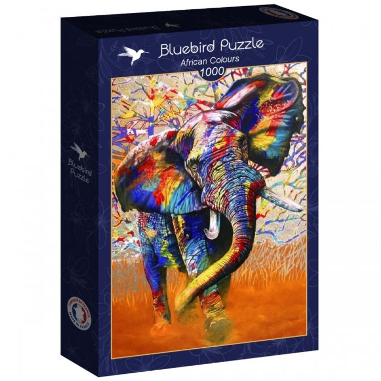 BLUEBIRD PUZZLE 1000P AFRICAN COLOURS