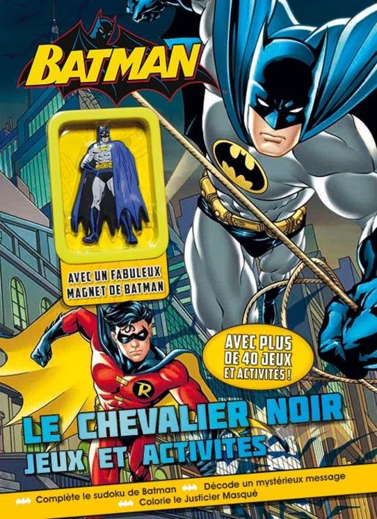 BATMAN / LE CHEVALIER NOIR - JEUX ET ACTIVITES AVEC MAGNET