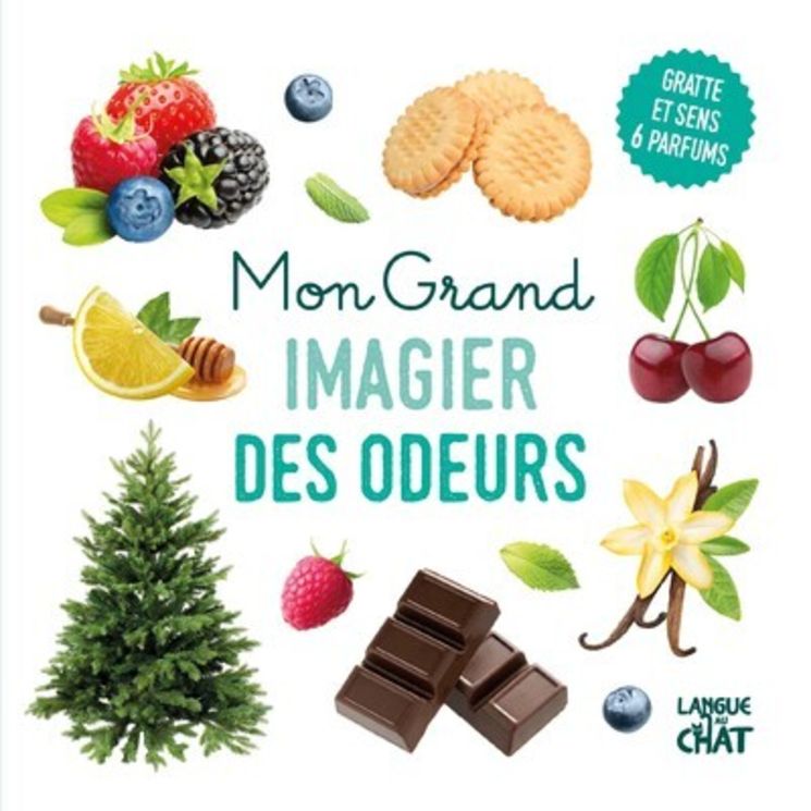 MON GRAND IMAGIER DES ODEURS - GRATTE ET SENS 6 PARFUMS