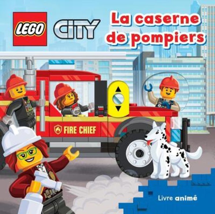 LEGO  CITY LA CASERNE DE POMPIERS - LIVRE ANIME