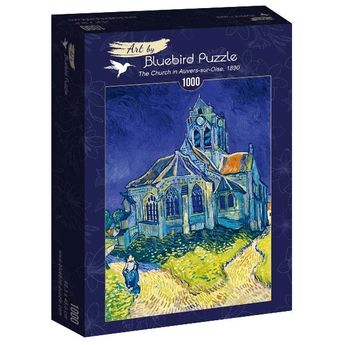 PUZZLE BLUEBIRD 1000 P - VINCENT VAN GOGH - THT CHURH IN AUVERS SUR OISE