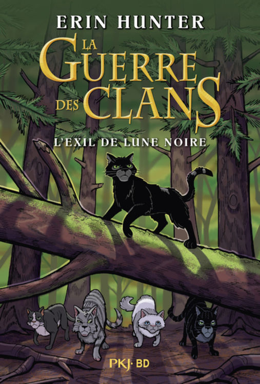 GUERRE DES CLANS ILLUSTREE - L´EXIL DE LUNE NOIRE - HORS COLLECTION SERIEL