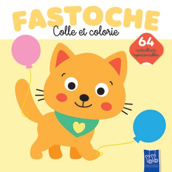 CHAT - FASTOCHE COLLE ET COLORIE