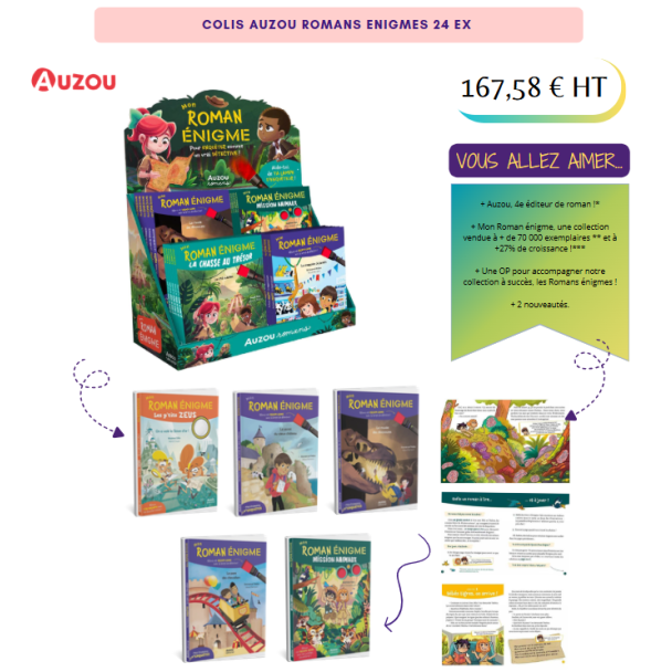 COLIS AUZOU ENIGMES 24 EX MAI 2026 CDL640